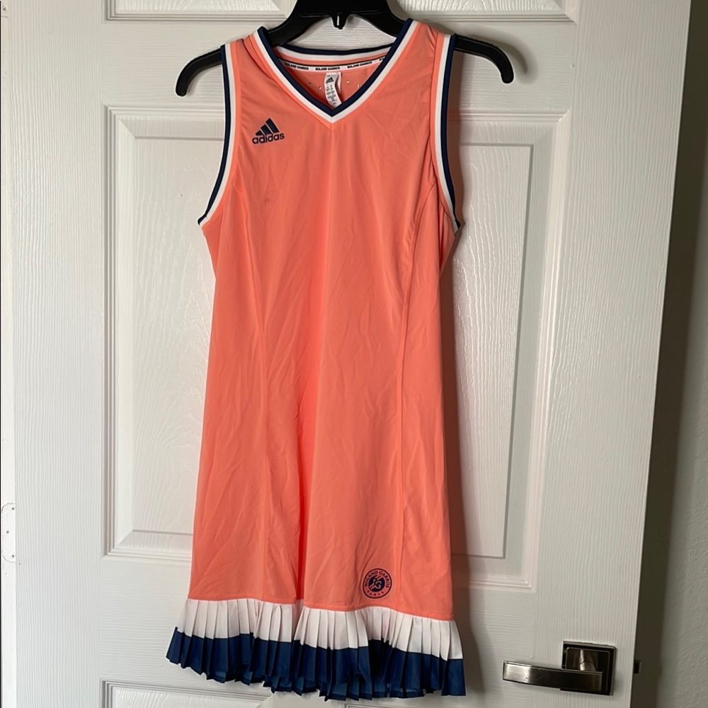 NWT Adidas X Roland garros tennis dress with pleated hem